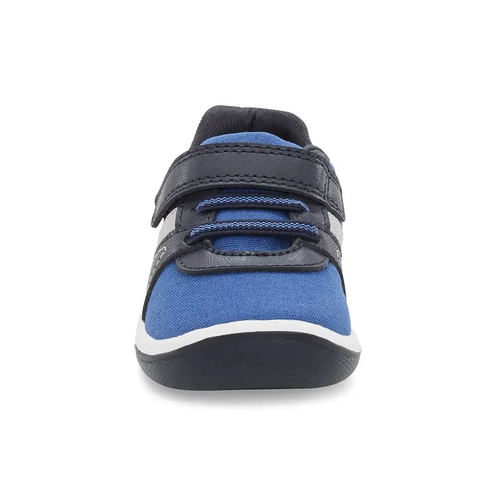 NWT Stride Rite Boy's SR Thompson Sneaker, Blue, 9.5 Toddler